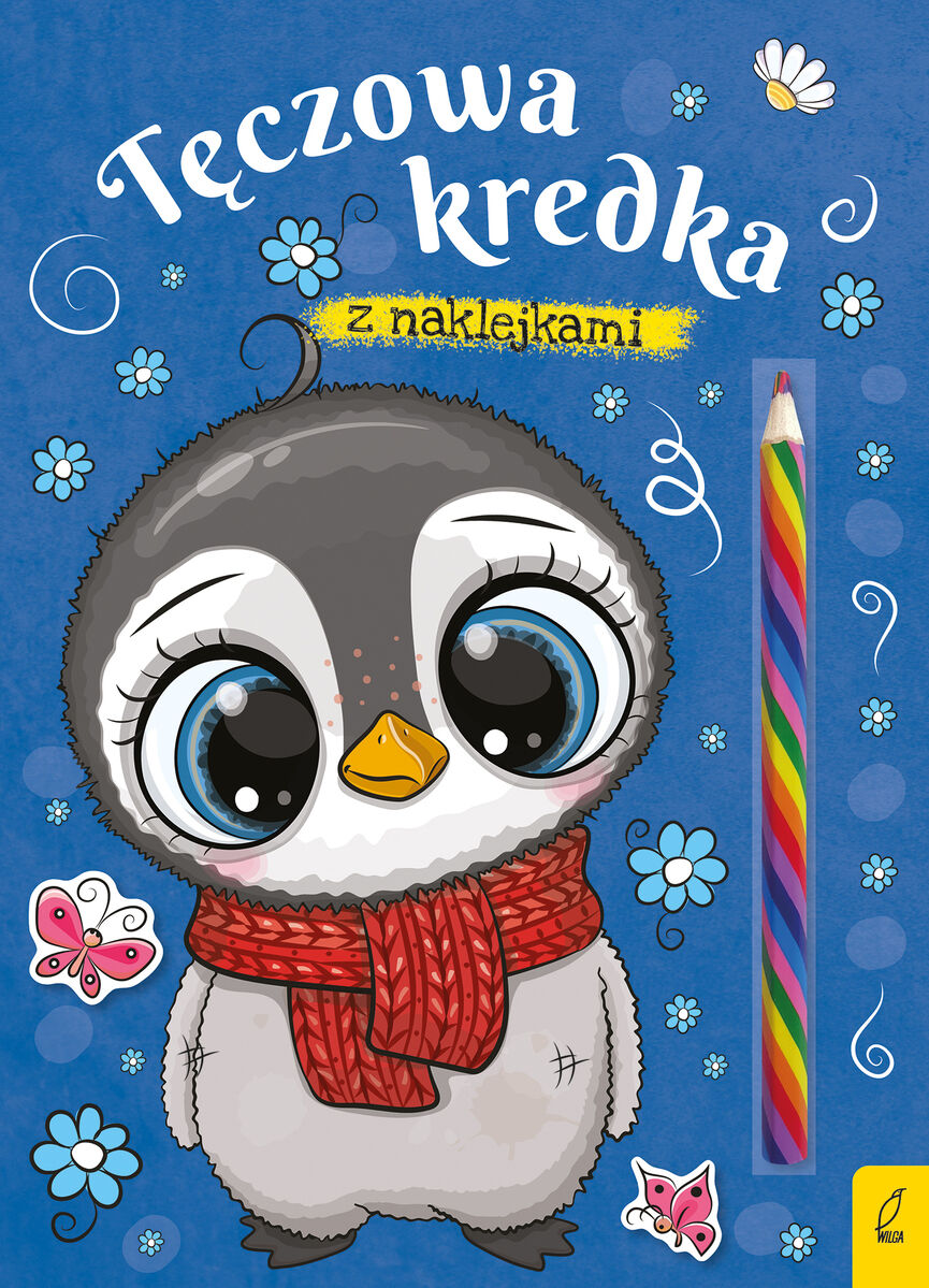 Tęczowa kredka. Pingwin