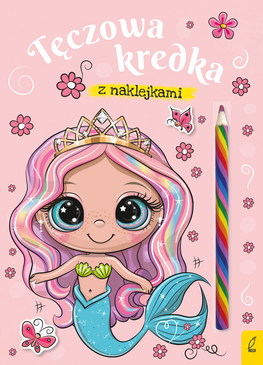 Tęczowa kredka. Syrenka