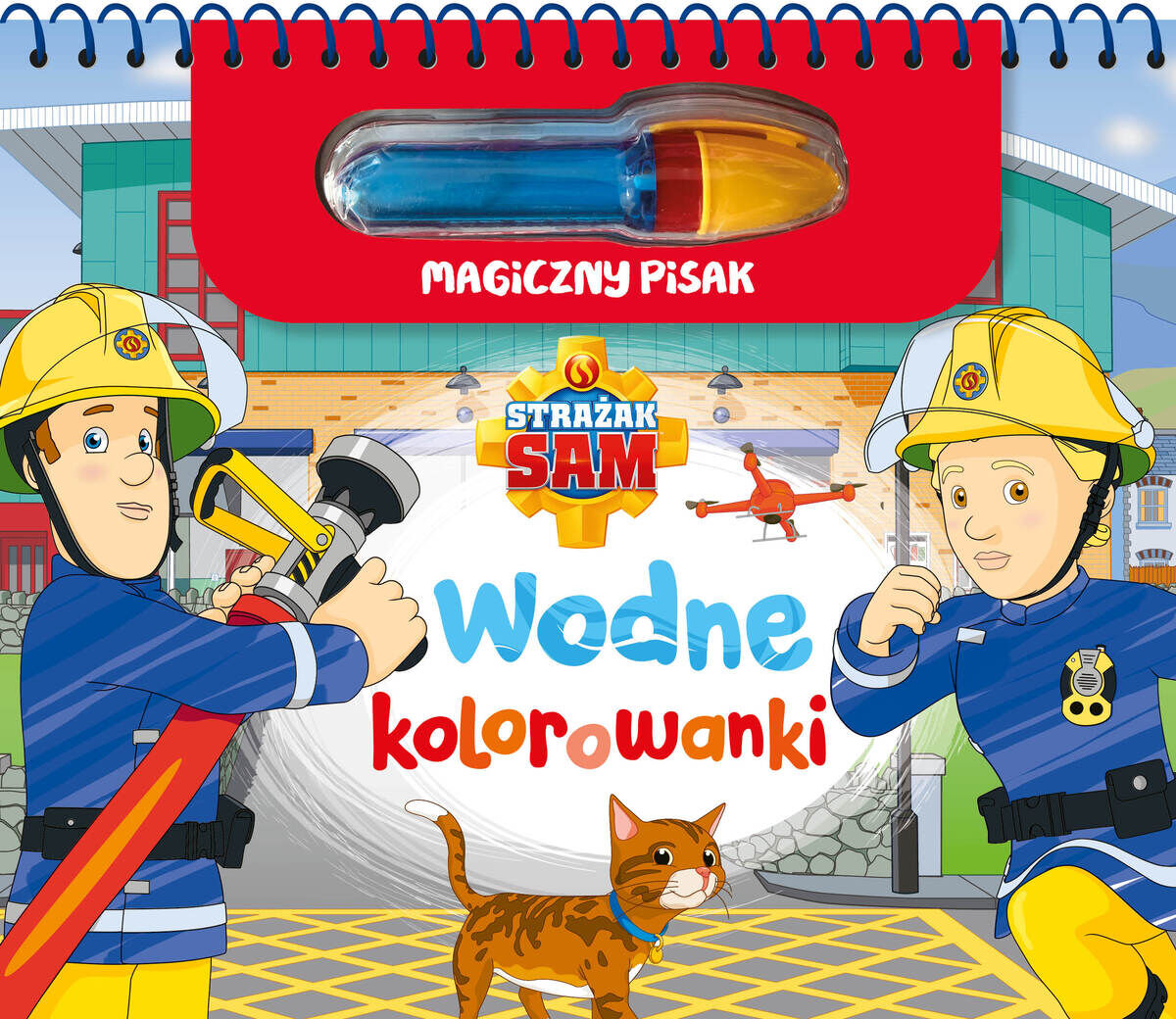 Strażak Sam. Kolorowanki wodne i magiczny pisak