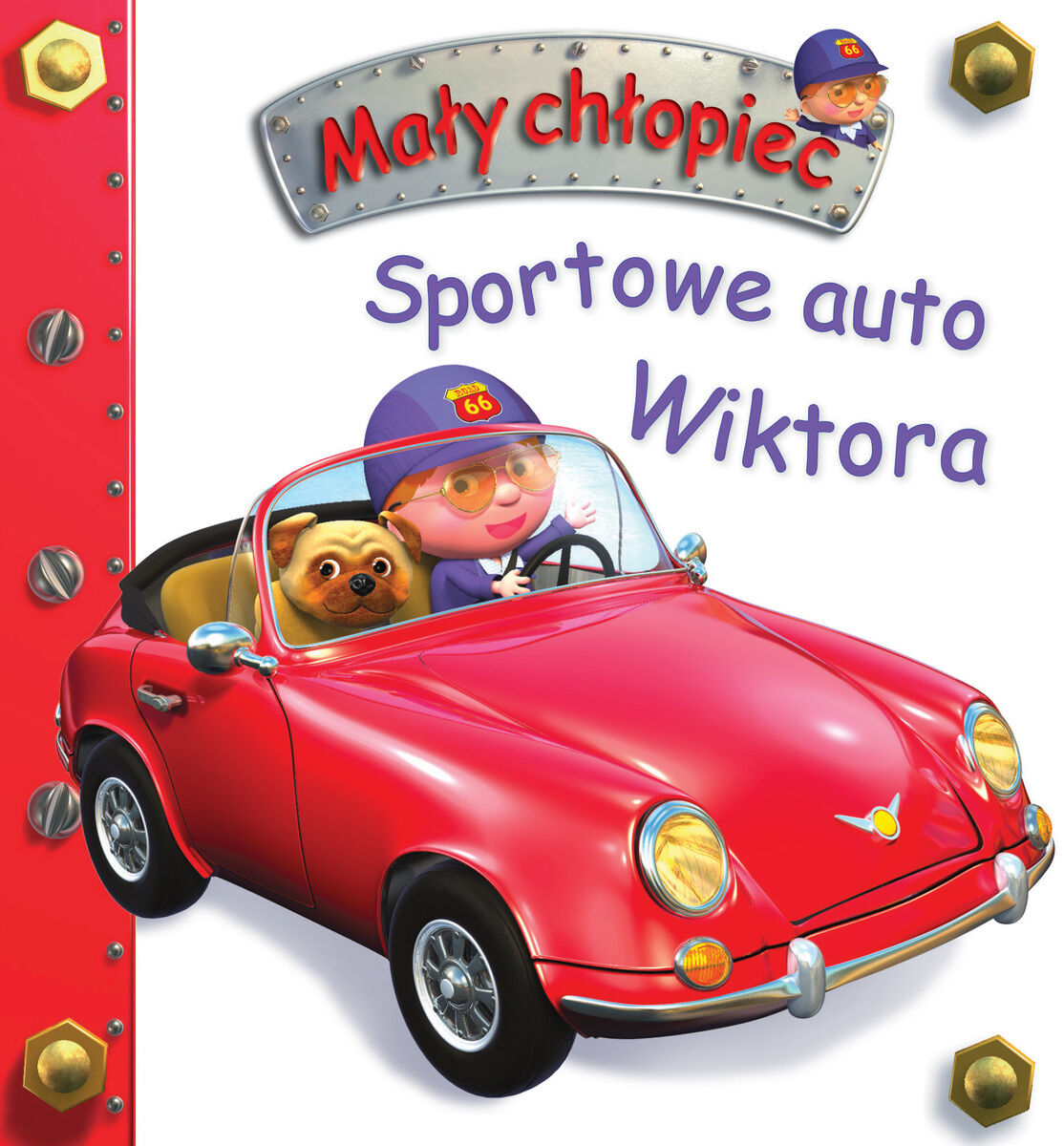 Sportowe auto Wiktora. Mały chłopiec