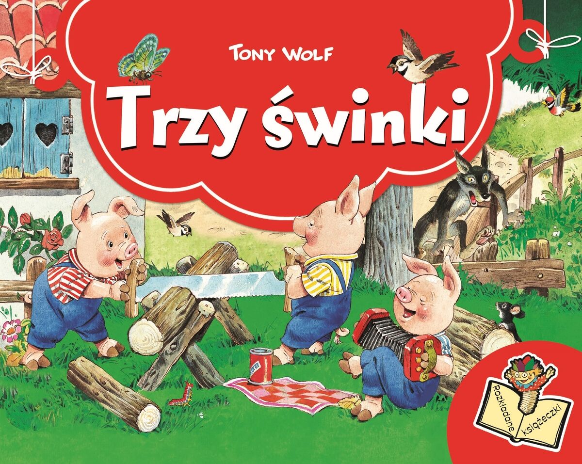 Trzy świnki. Rozkładane książeczki