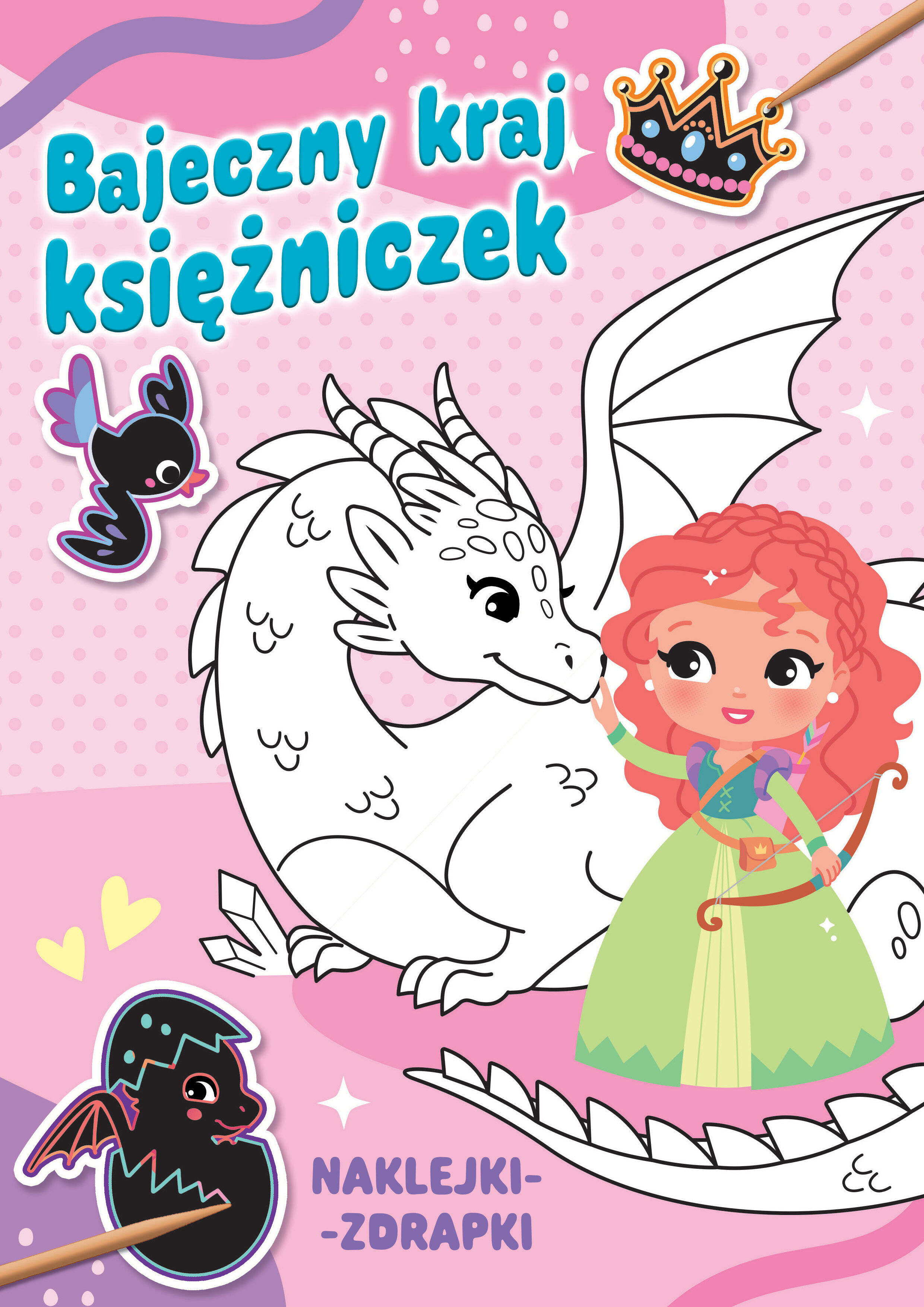 Bajeczny kraj księżniczek. Naklejki-zdrapki