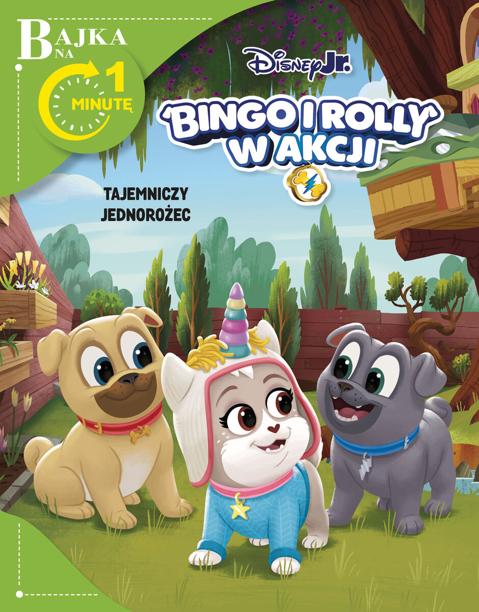 Bajka na 1 minutę. Tajemniczy jednorożec. Disney Junior Bingo i Rolly w akcji