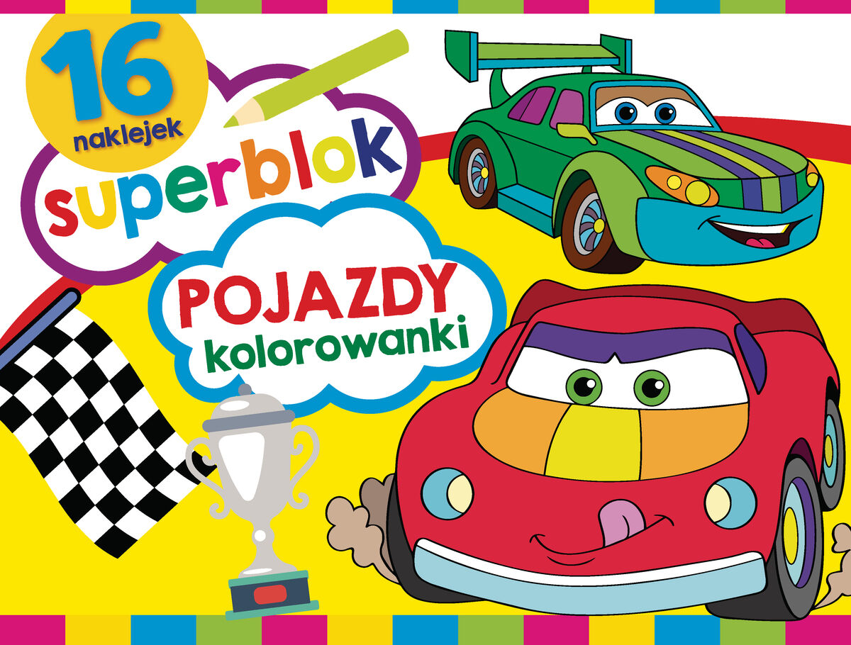 Superblok. Pojazdy Kolorowanki
