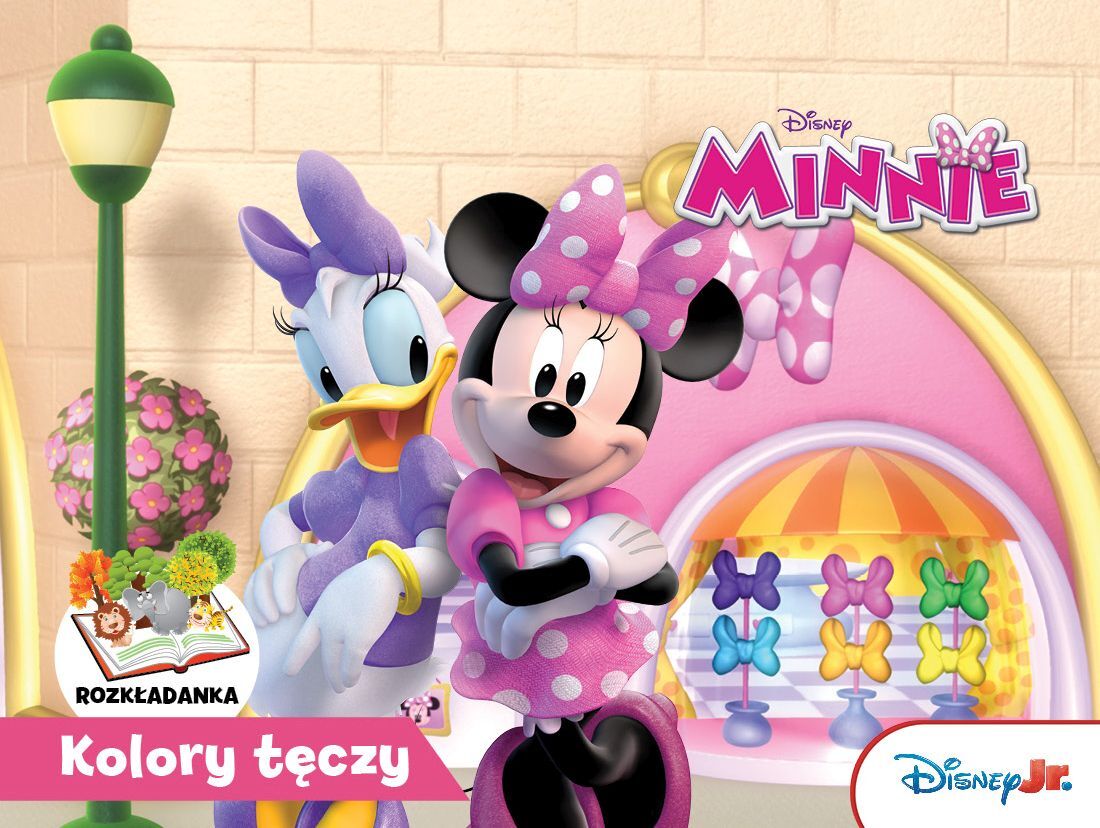 Kolory tęczy. Rozkładanka. Disney Minnie