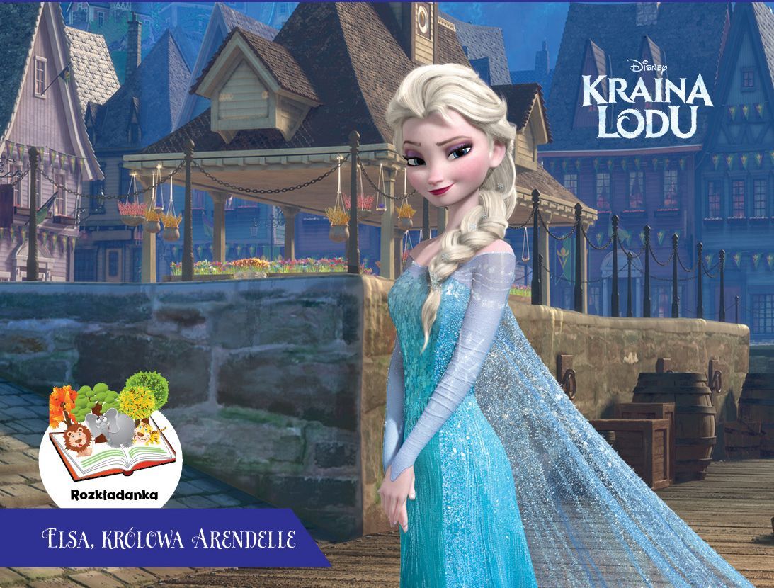 Elisa, królowa Arendelle. Rozkładanka. Disney Kraina Lodu