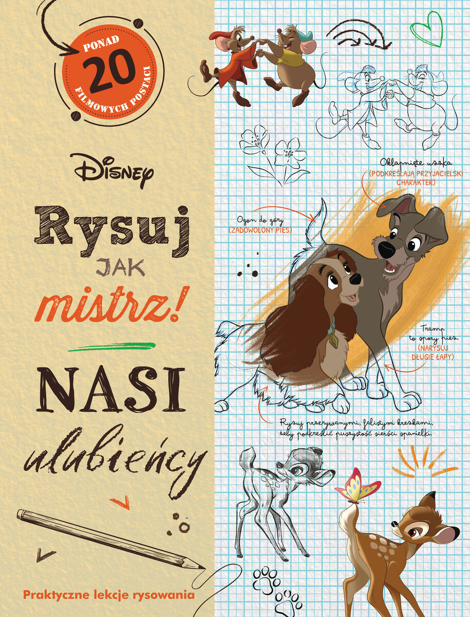 Rysuj jak mistrz! Nasi ulubieńcy. Disney