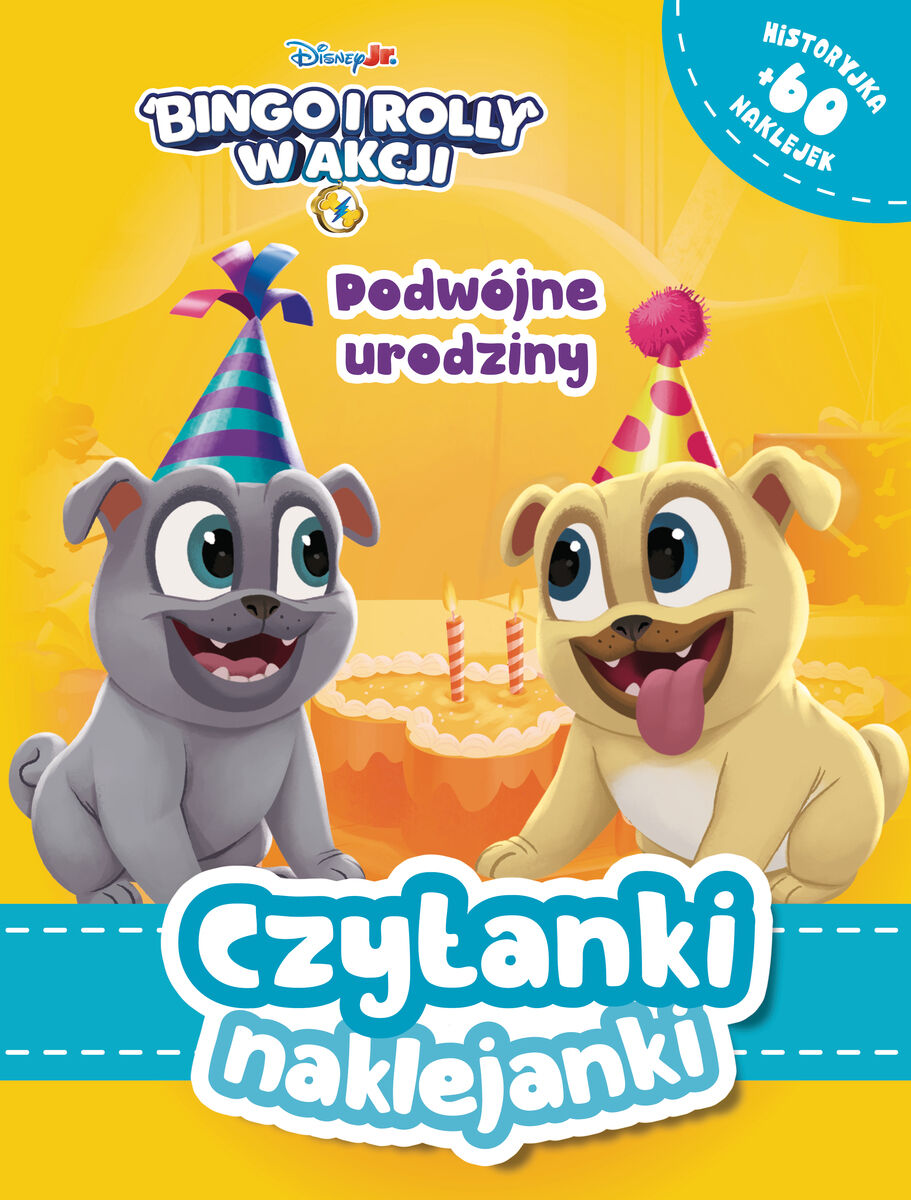 Czytanki naklejanki. Podwójne urodziny. Disney Bingo i Rolly w akcji