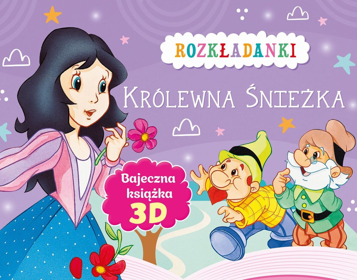 Królewna Śnieżka. Rozkładanki. Bajeczna książka 3D