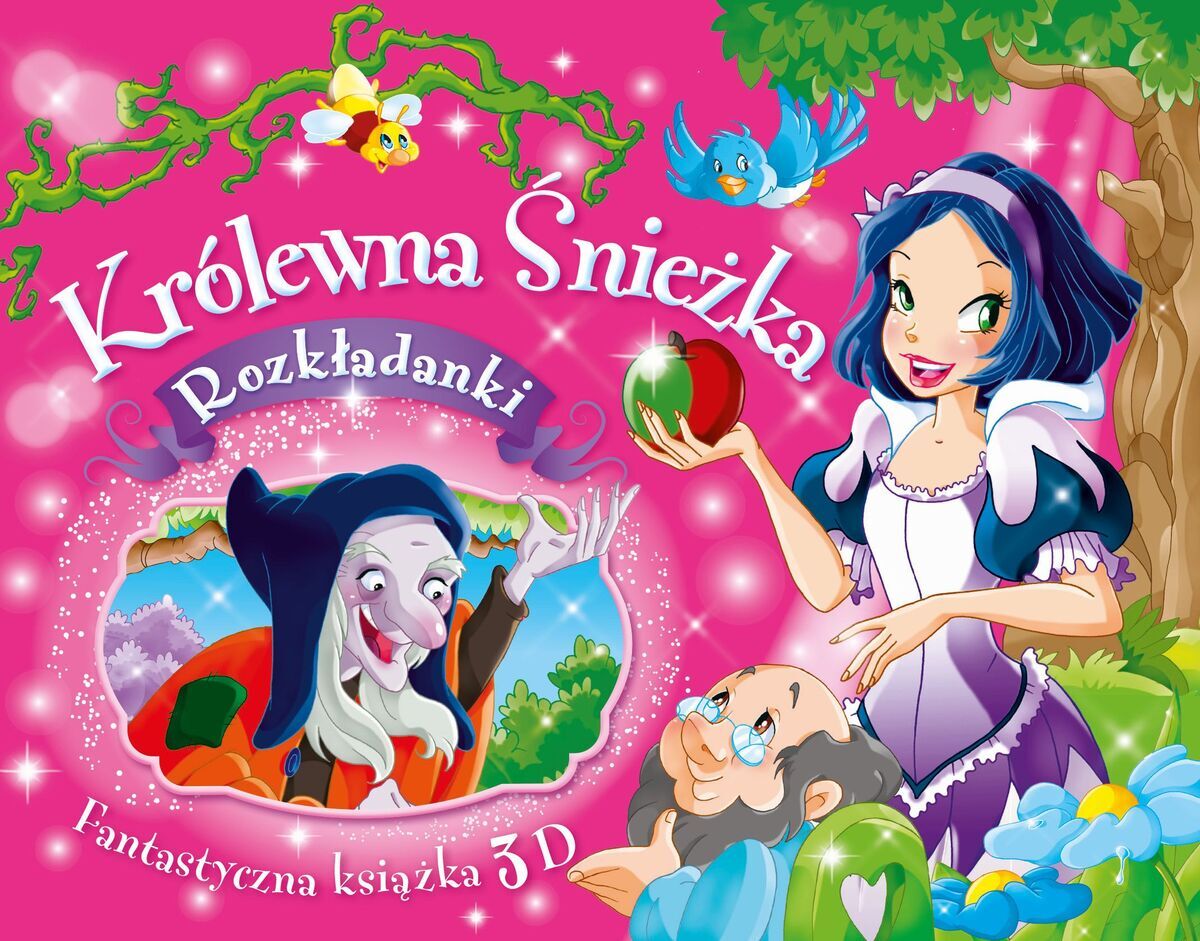 Fantastyczna książka 3D. Królewna Śnieżka. Rozkładanki