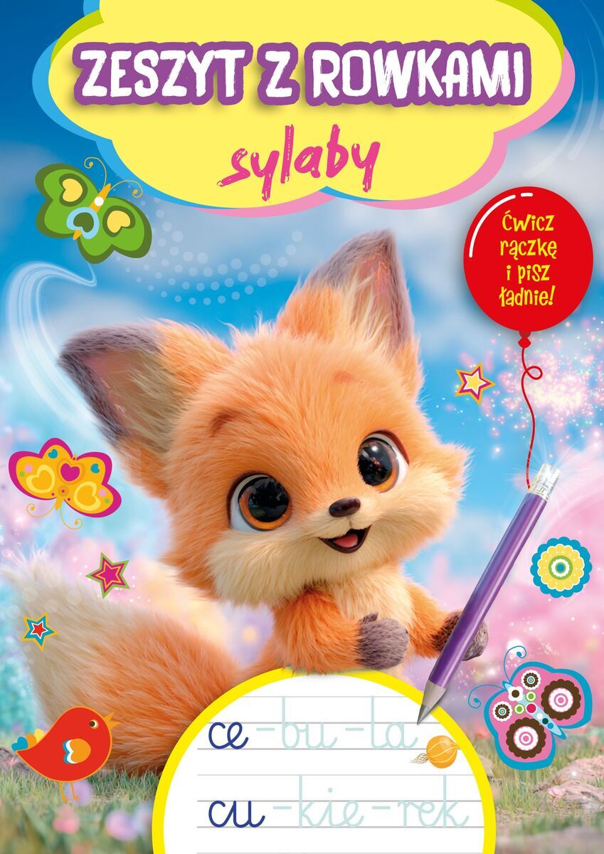 Zeszyt z rowkami. Sylaby