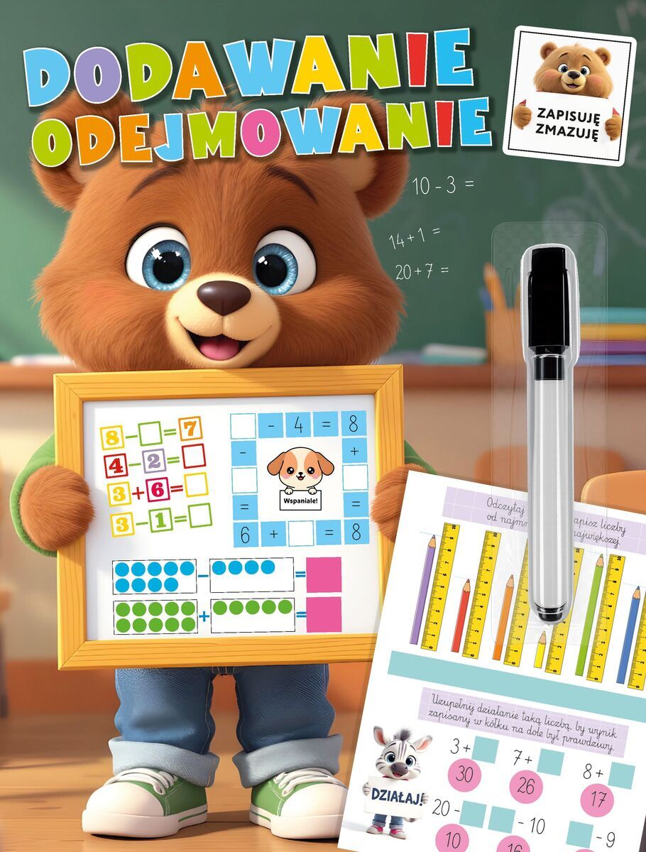 Zapisuję, zmazuję. Dodawanie, odejmowanie