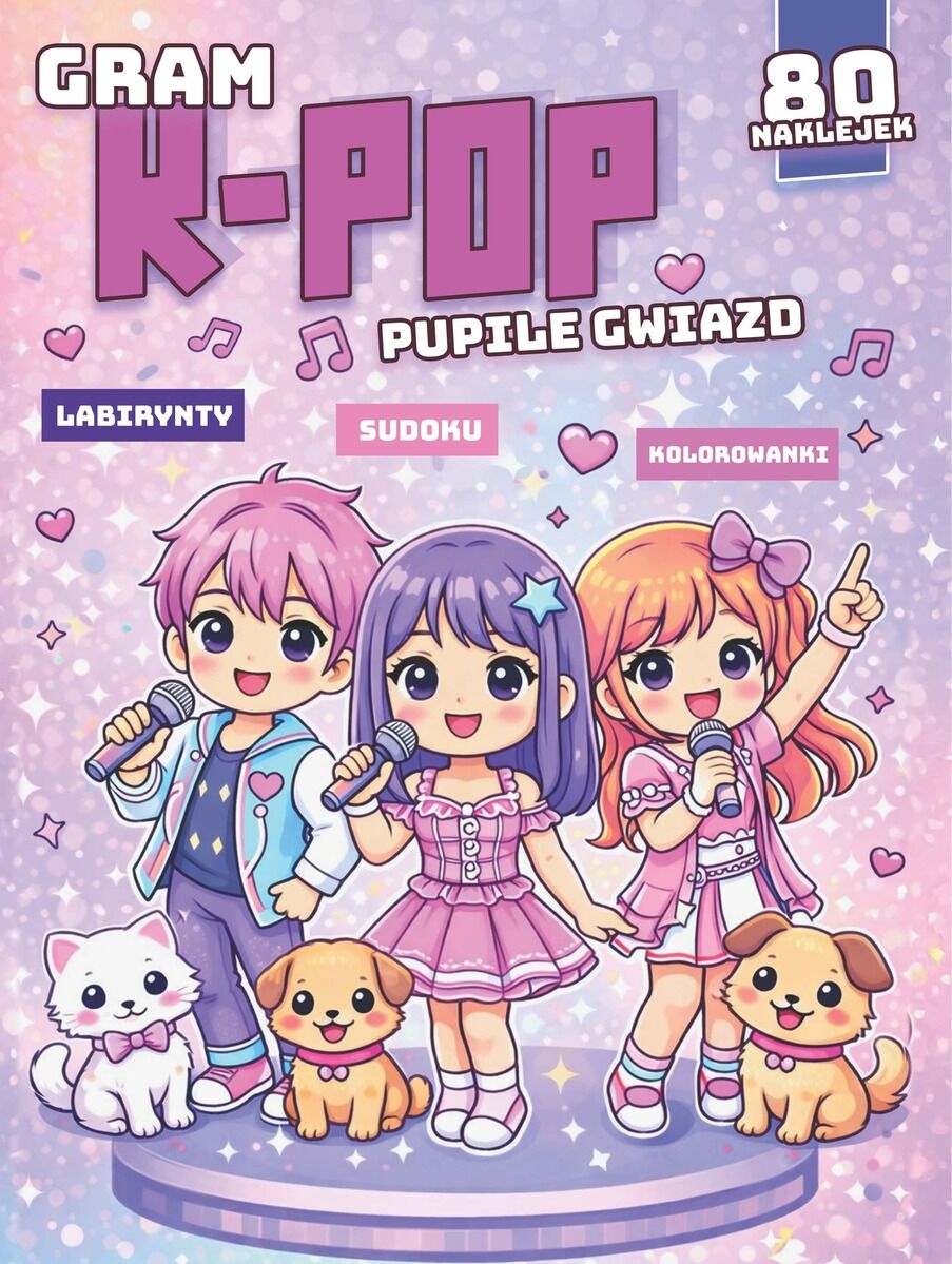 Gram k-pop. Pupile gwiazd