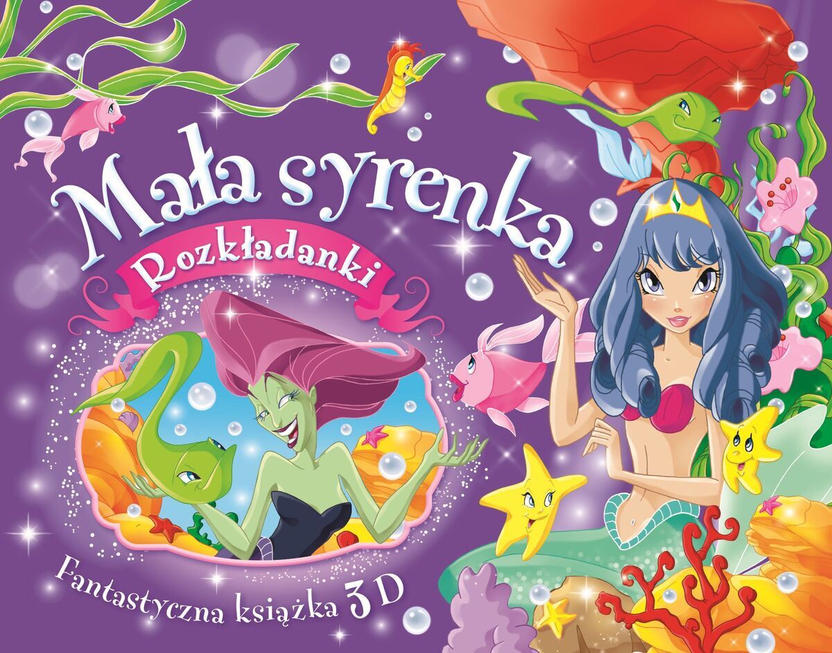 Fantastyczna książka 3D. Mała syrenka. Rozkładanki
