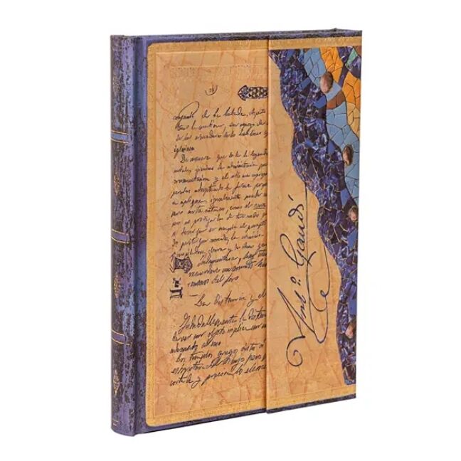 Notatnik gładki Paperblanks Gaudi, The Manuscript of Reus Midi