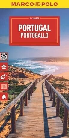 Portugalia. Mapa drogowa w skali 1:350 000