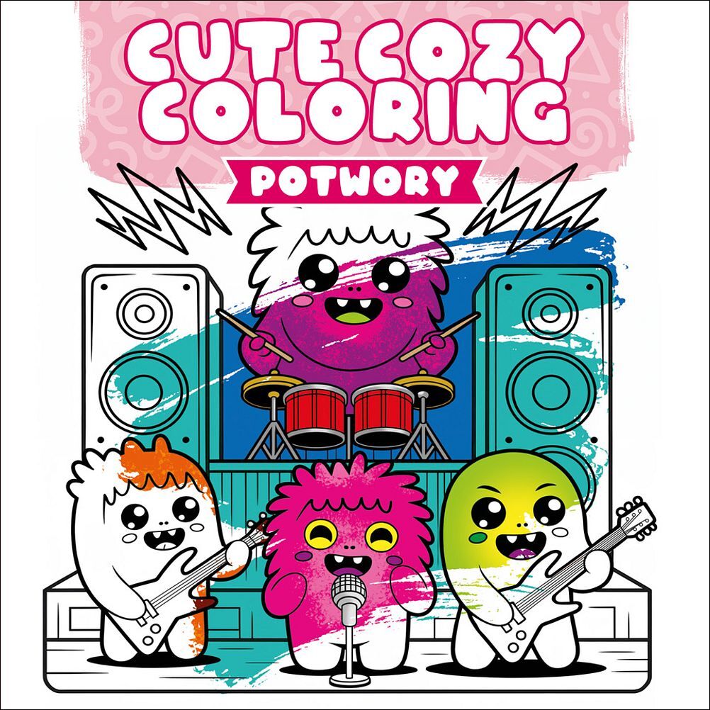 Cute Cozy Coloring. Potwory
