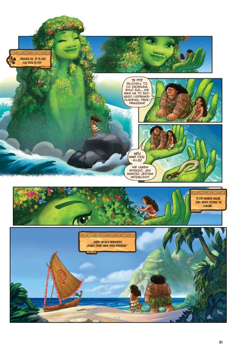 Magiczny świat Disneya w komiksie - Vaiana. Skarb oceanu