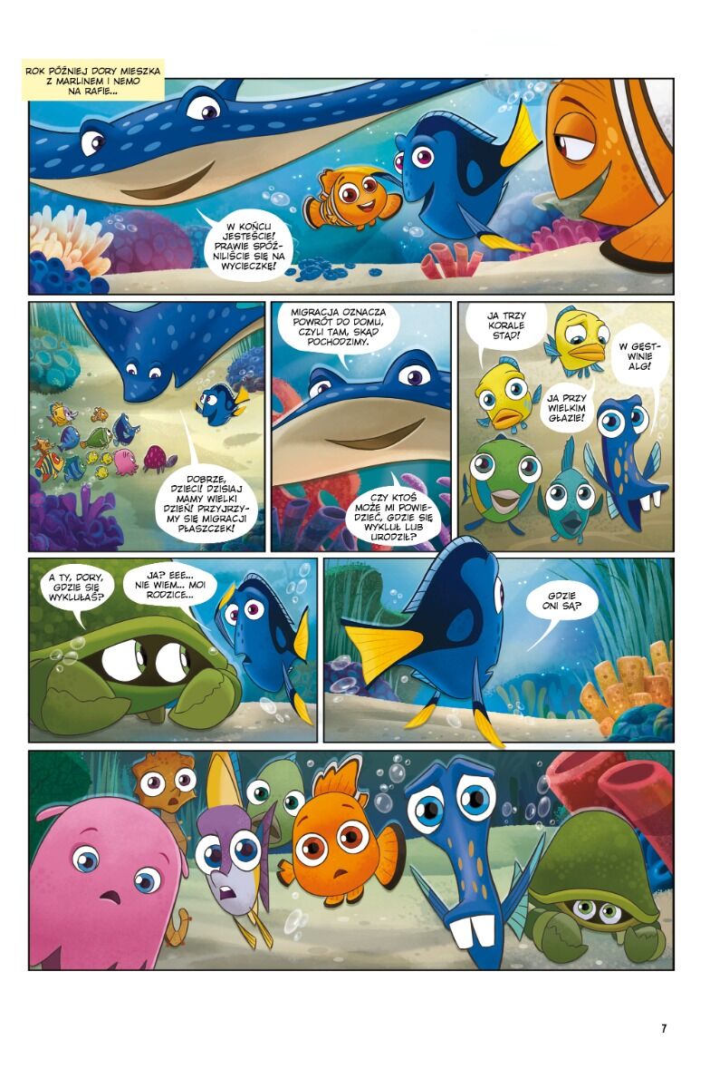 Magiczny świat Disneya w komiksie - Gdzie jest Dory