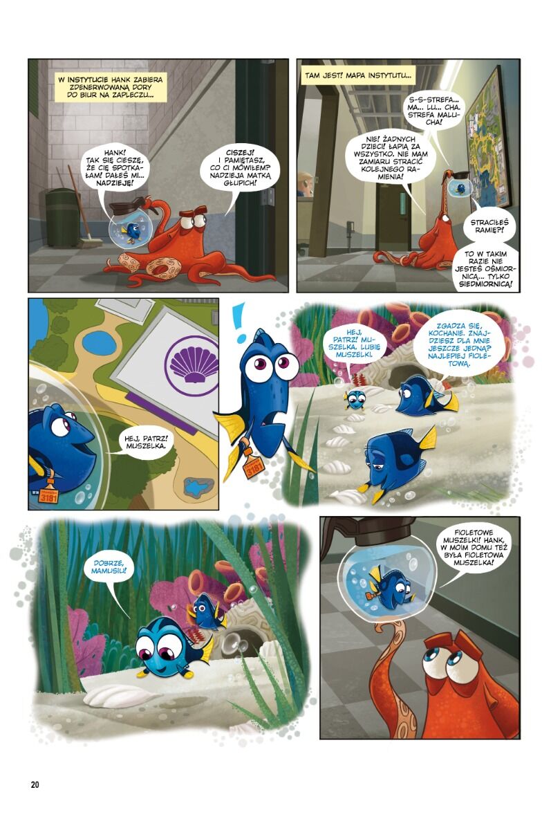 Magiczny świat Disneya w komiksie - Gdzie jest Dory