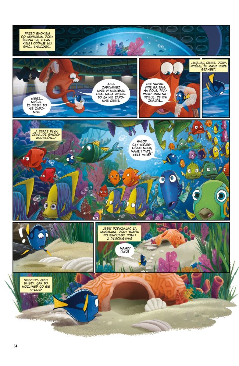 Magiczny świat Disneya w komiksie - Gdzie jest Dory