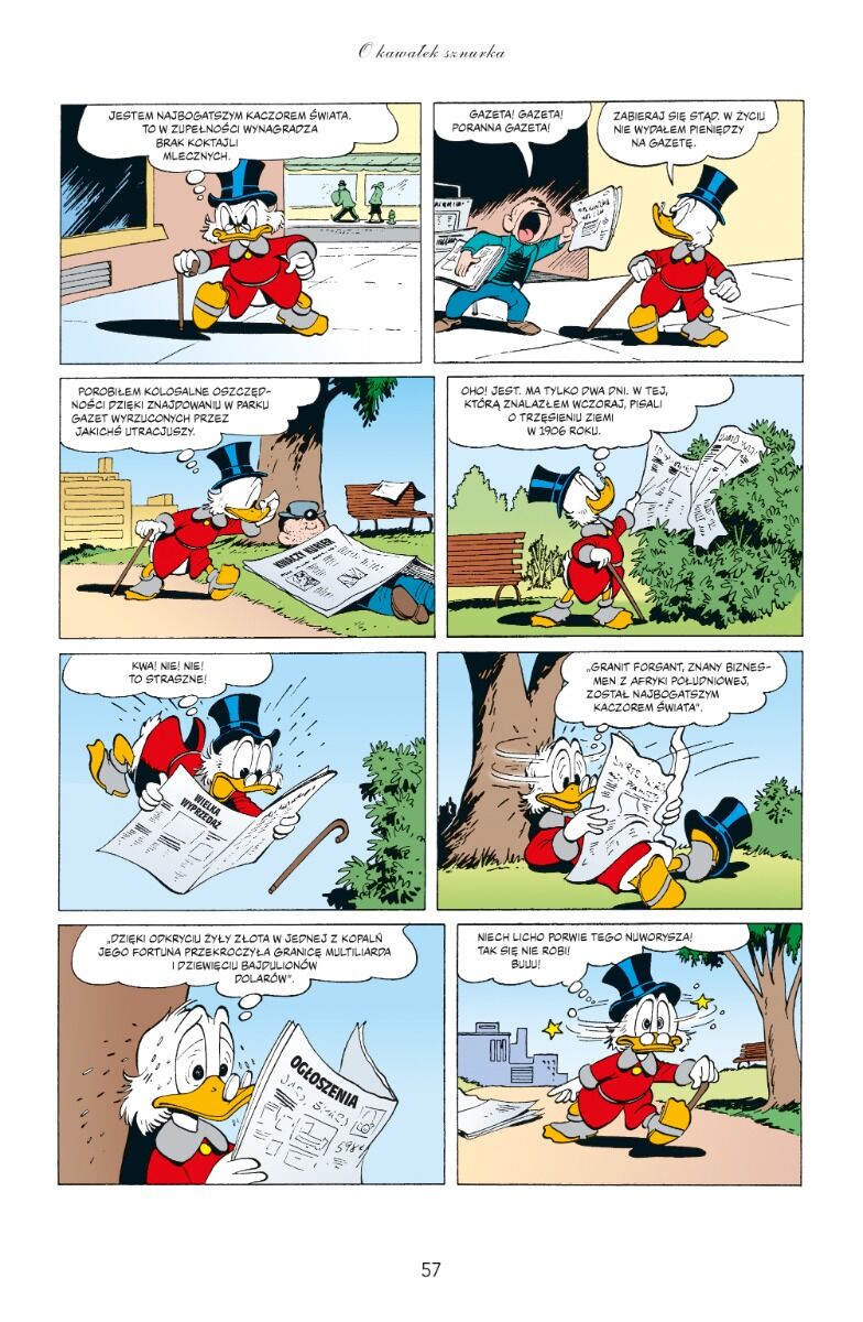 Wielcy bohaterowie Disneya. Wujek Sknerus - 02 - Odwieczni wrogowie. „Działanie działa” oraz inne historie