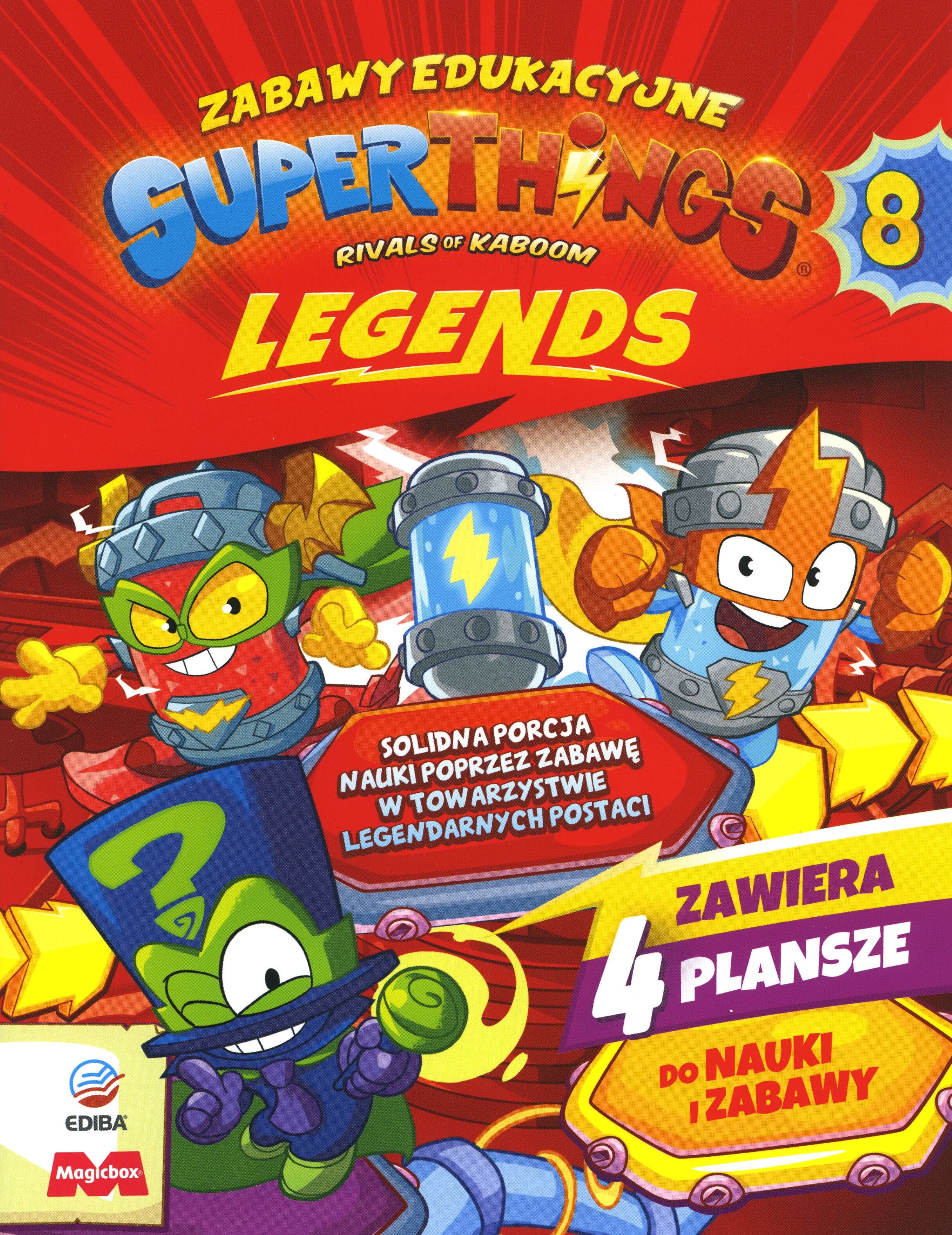 SuperThings Rivals of Kaboom. Legends. Zabawy edukacyjne 8