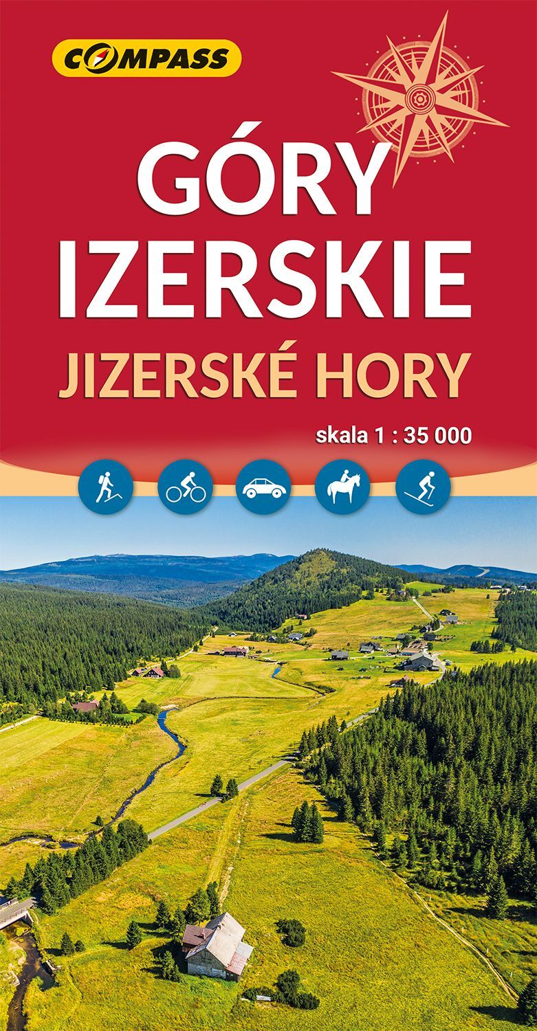 Góry Izerskie. Mapa turystyczna w skali 1: 35 000