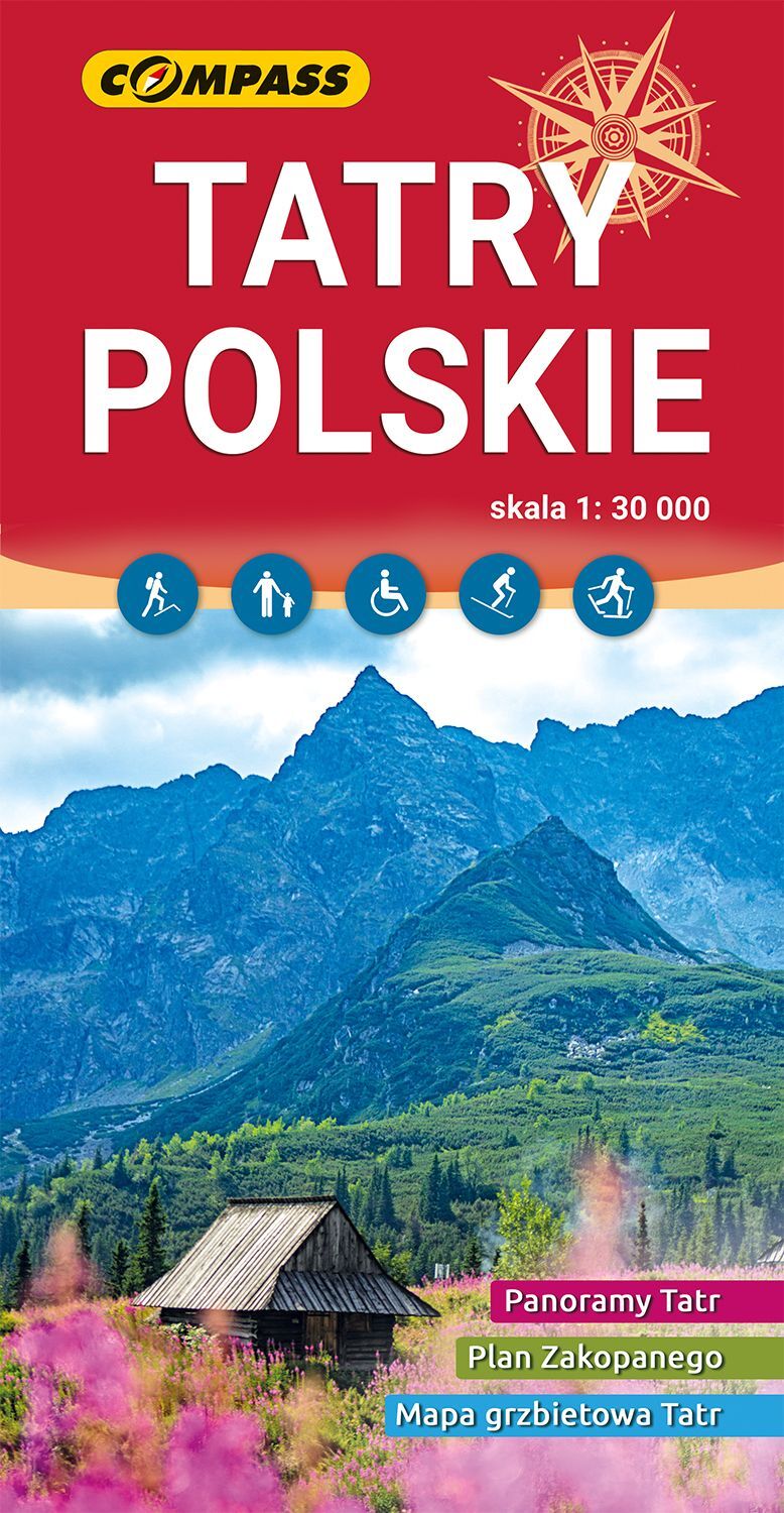 Tatry Polskie. Mapa turystyczna w skali 1: 30 000