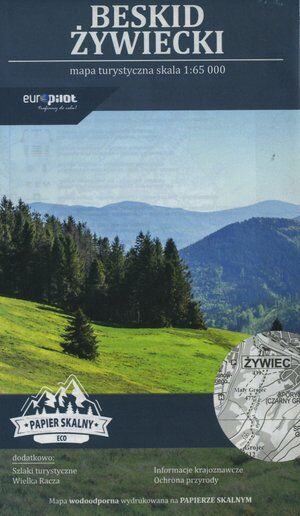 Beskid Żywiecki. Mapa turystyczna ECO w skali 1:65 000