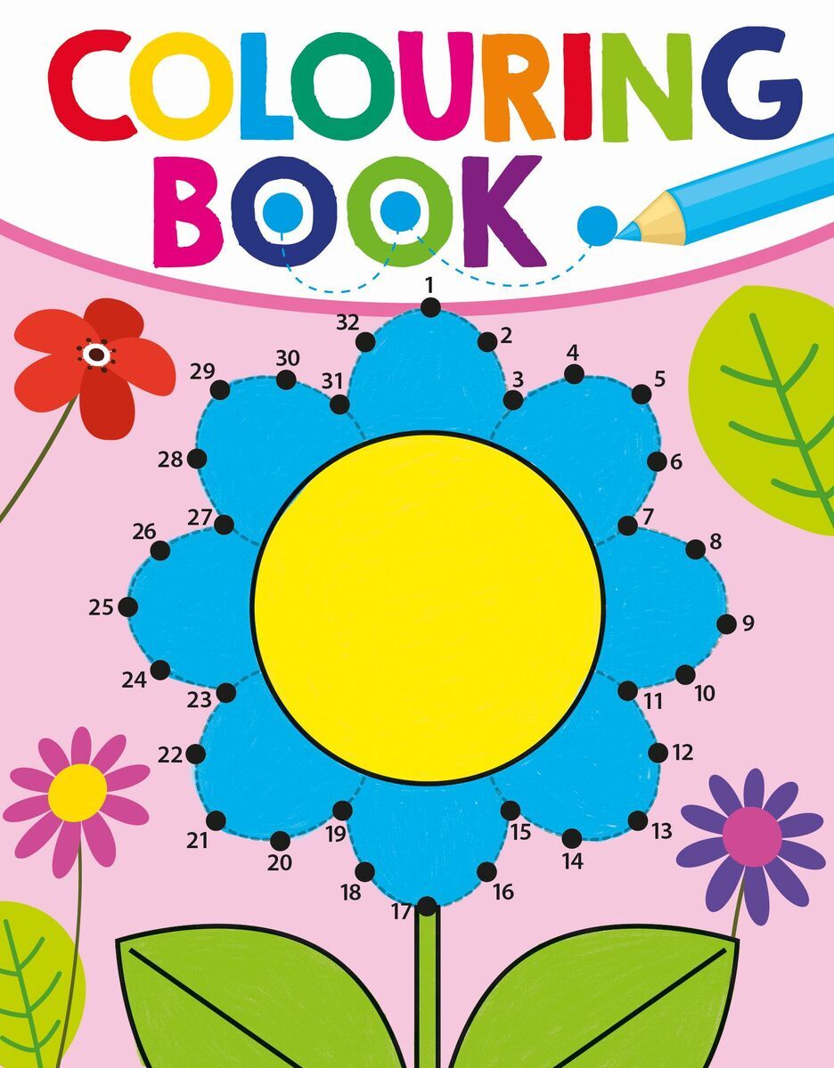 Colouring Book Kwiatek