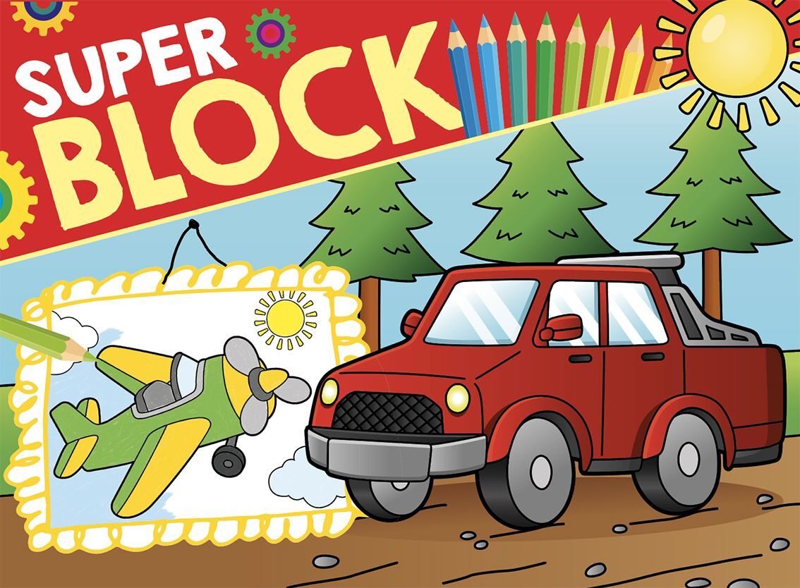 Super Block -Pojazdy, samoloty, statki