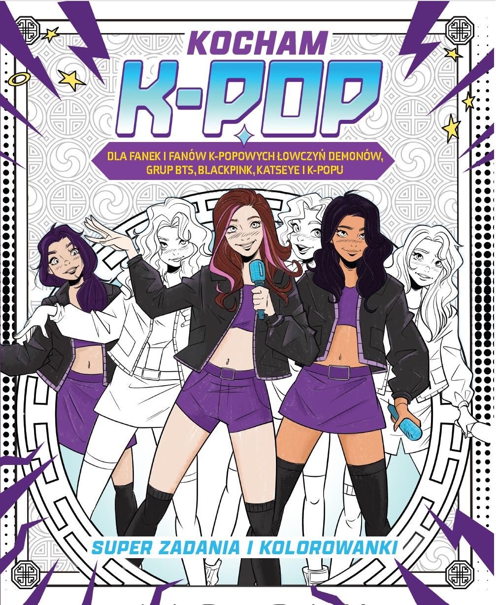 Kocham k-pop. Super zadania i kolorowanki