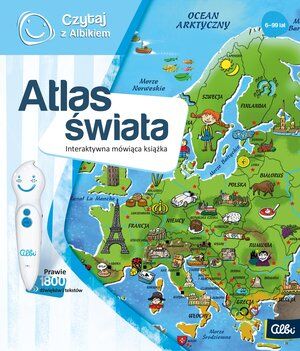 Czytaj z Albikiem. Książka Atlas świata