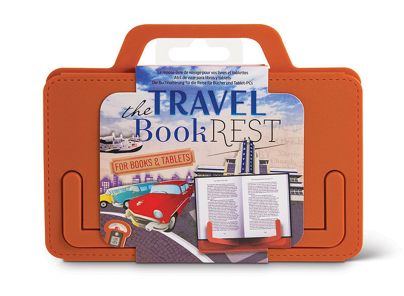 Travel bookrest pomarańczowy uchwyt do książki / tabletu