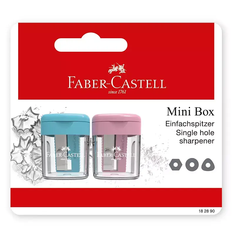 Zestaw temperówek pojedynczych faber-castell 2 szt. Mix