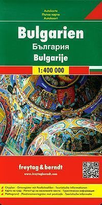 Bułgaria mapa 1:400 000 freytag berndt