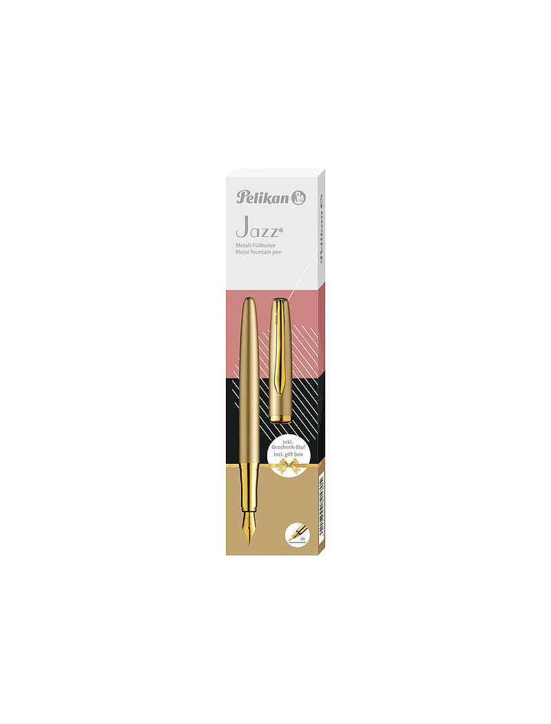 Pióro wieczne jazz noble gold etui pelikan