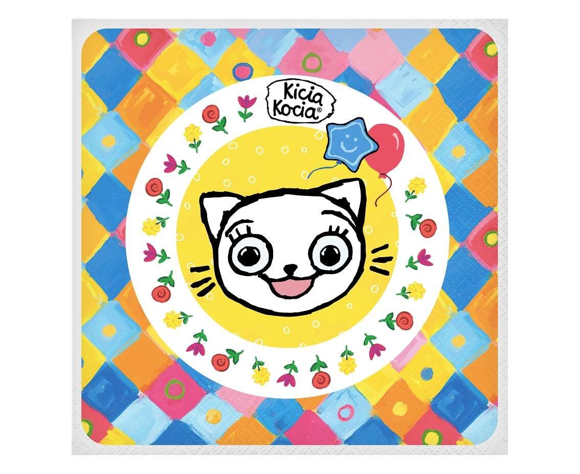 Serwetki papierowe Kicia Kocia 33x33cm 20 szt.