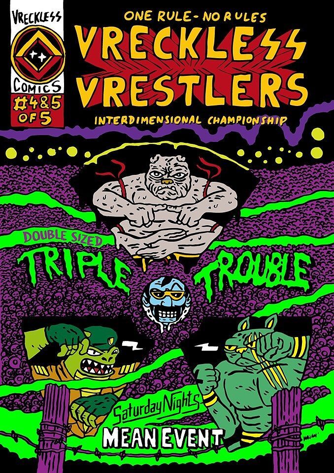 Vreckless Vrestlers - 4 - Double-sized Triple Trouble