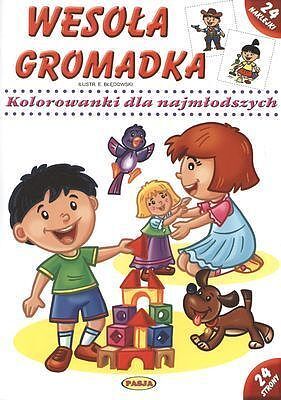 Wesoła gromadka kolorowanki dla najmłodszych