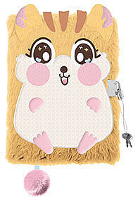 Pamiętnik z kłódką 3D włochacz MY LITTLE FRIEND HAMMSTER A5, 96 kartek