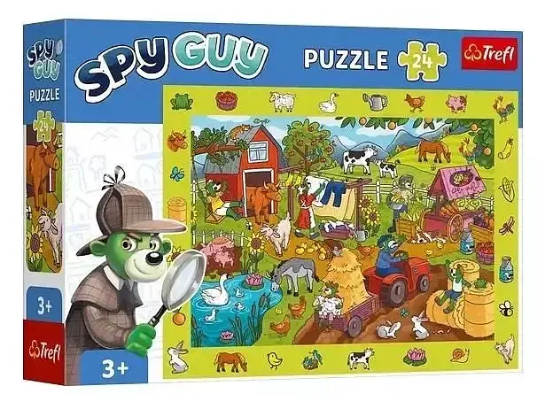 Puzzle obserwacyjne Spy Guy Farma 24