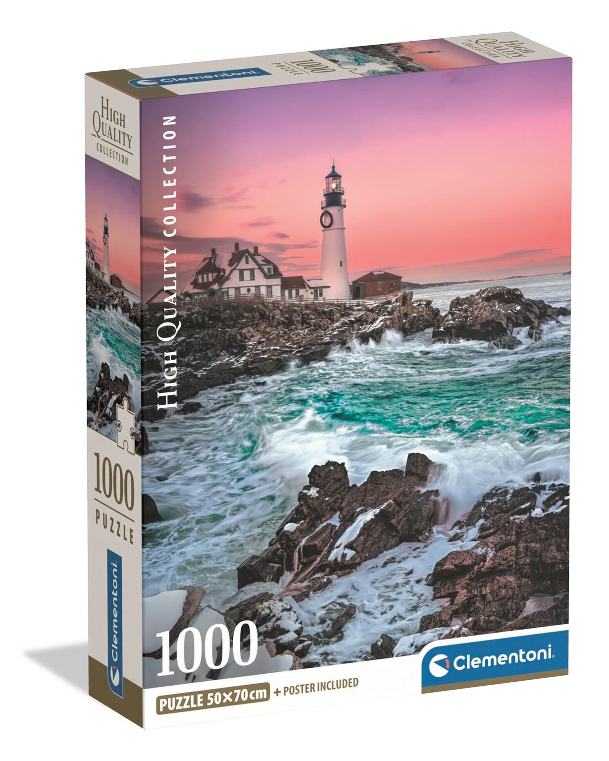 Puzzle 1000 Compact First Snow At Portland Head 37112