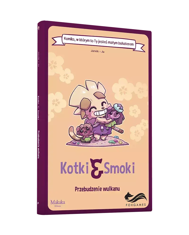 Komiksy paragrafowe -  Kotki i smoki: Przebudzenie wulkanu
