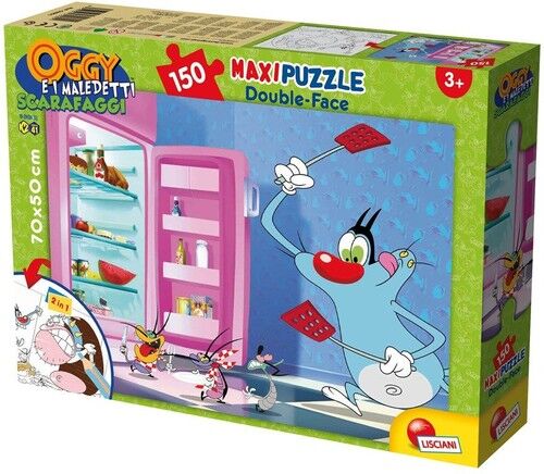 Puzzle dwustronne 2w1 maxi 150 Oggy i karaluchy