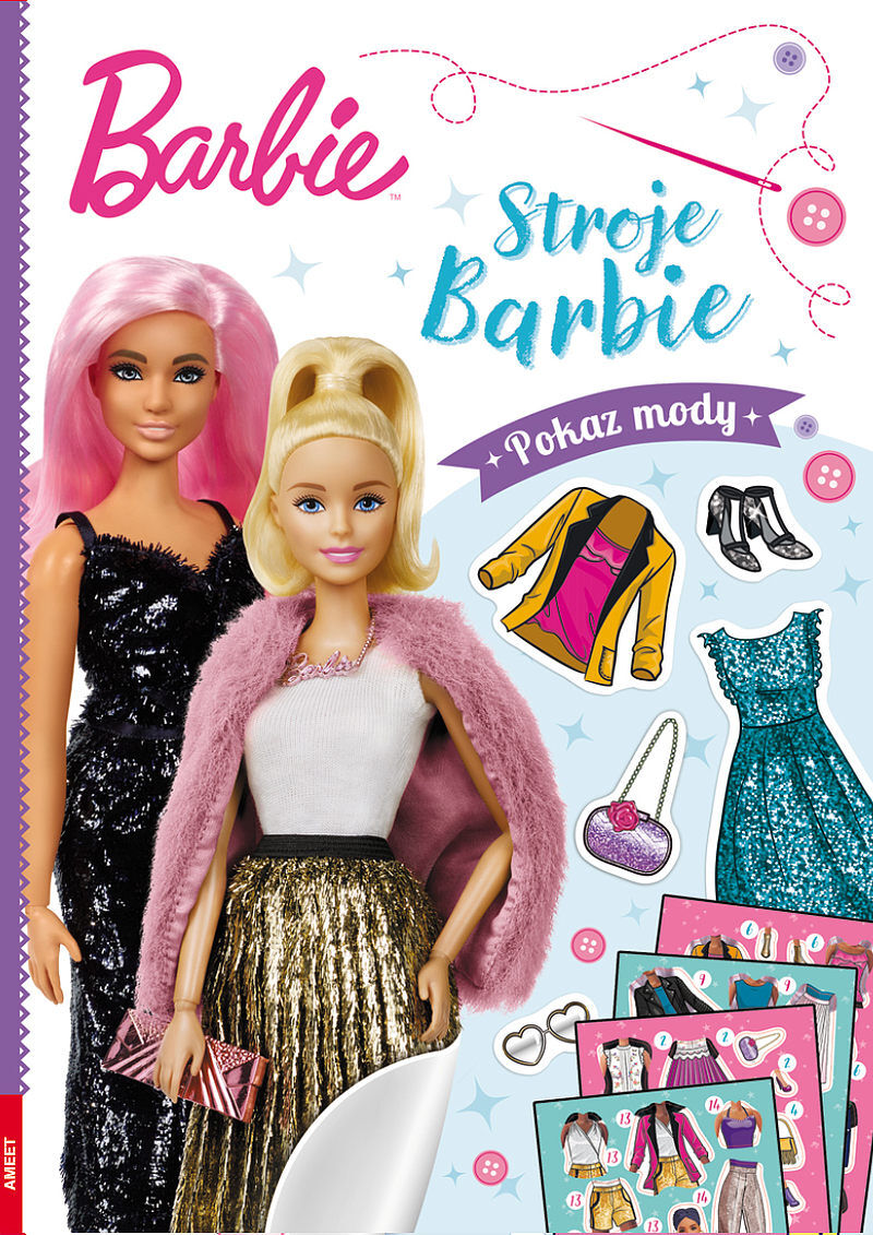 Barbie stroje barbie pokaz mody rob-1105