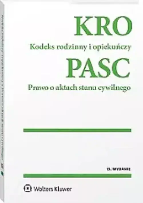 Kodeks rodzinny i opiekuńczy Prawo o akt.w.13