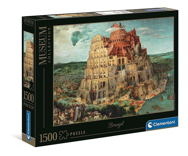 Puzzle 1500 muzeum bruegel the tower of babel 31691