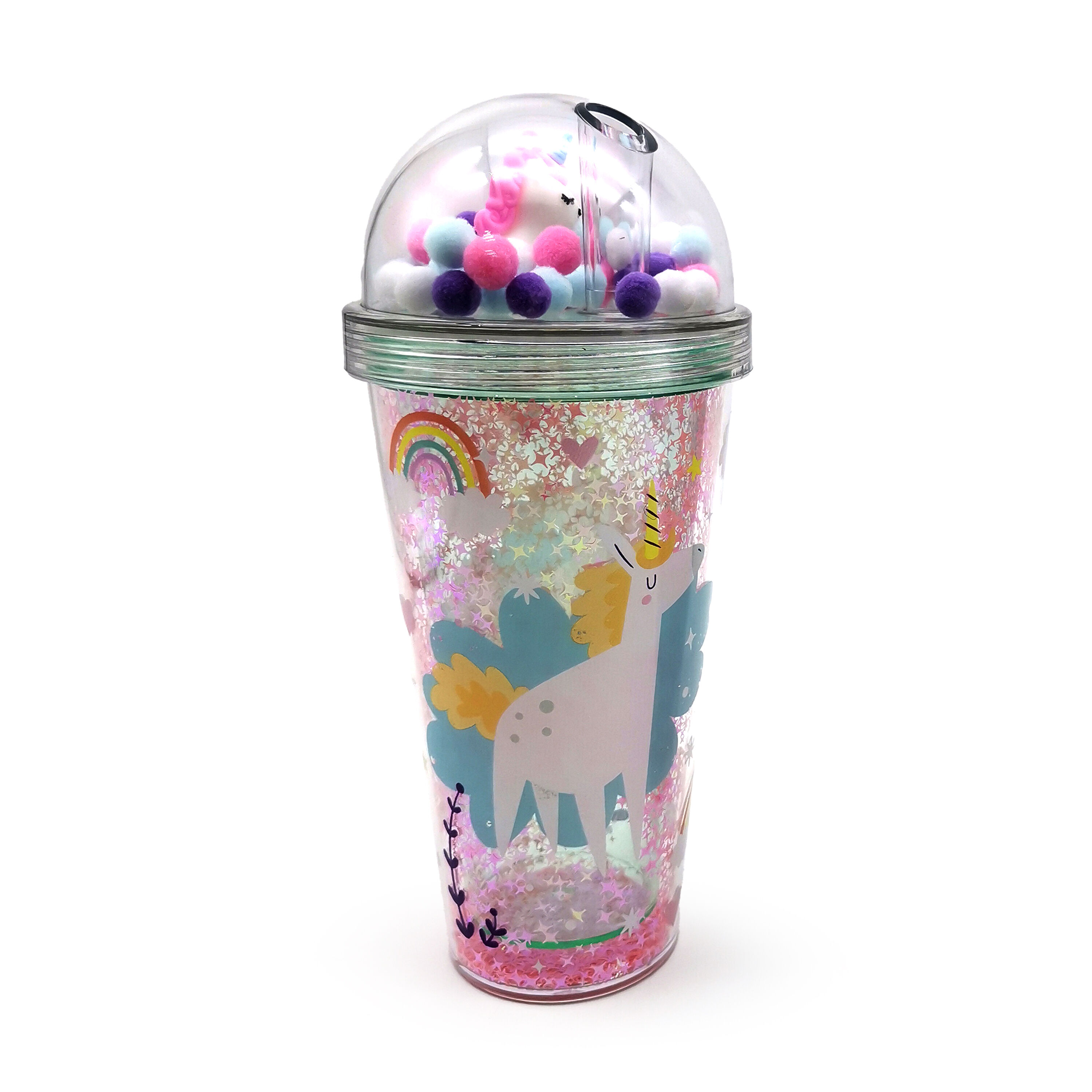 Kubek ze słomką Jednorożec CUP84